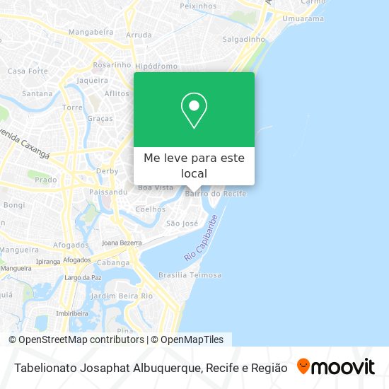 Tabelionato Josaphat Albuquerque mapa