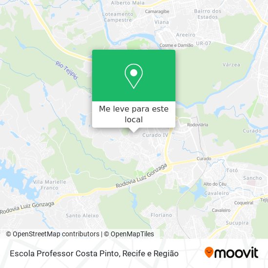 Escola Professor Costa Pinto mapa