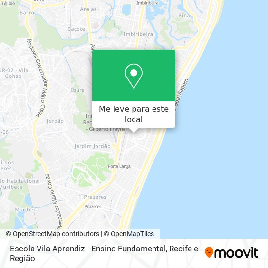 Escola Vila Aprendiz - Ensino Fundamental mapa