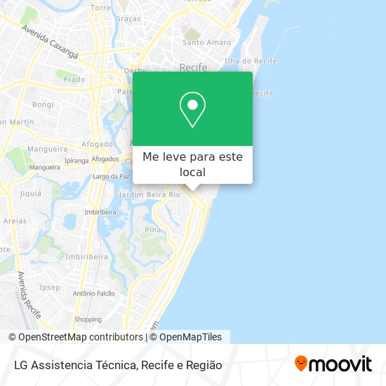 LG Assistencia Técnica mapa
