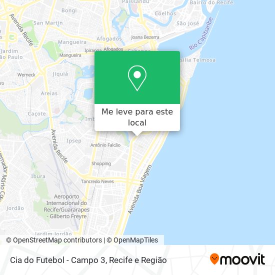 Cia do Futebol - Campo 3 mapa