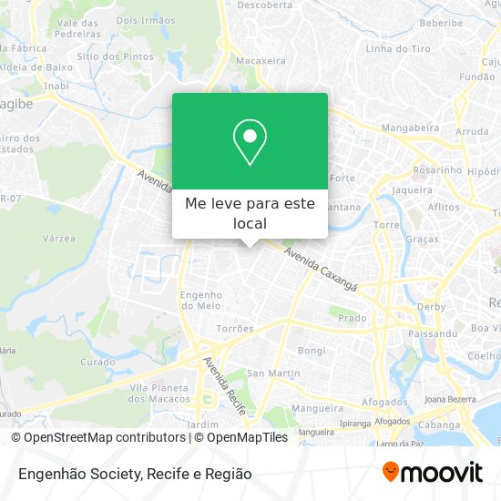Engenhão Society mapa