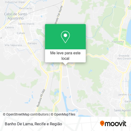 Banho De Lama mapa