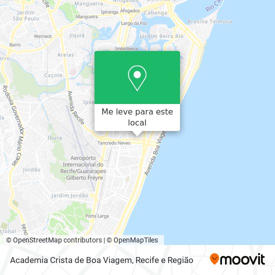 Academia Crista de Boa Viagem mapa