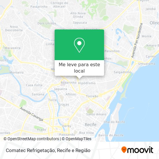 Comatec Refrigetação mapa