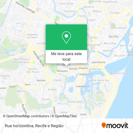Rua horizontina mapa