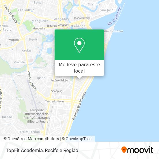 TopFit Academia mapa