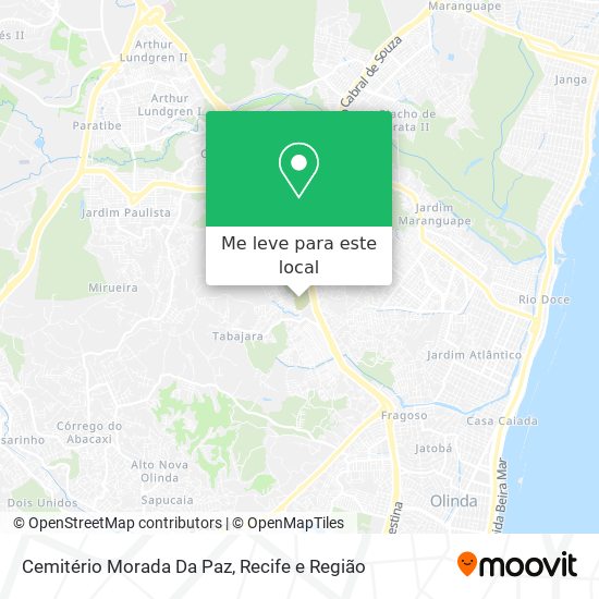 Cemitério Morada Da Paz mapa