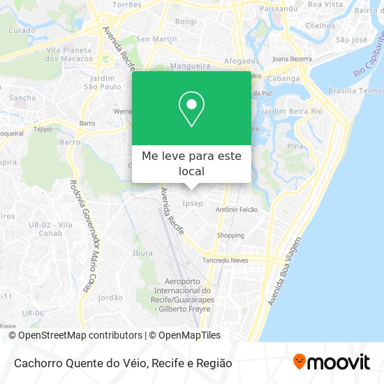 Cachorro Quente do Véio mapa