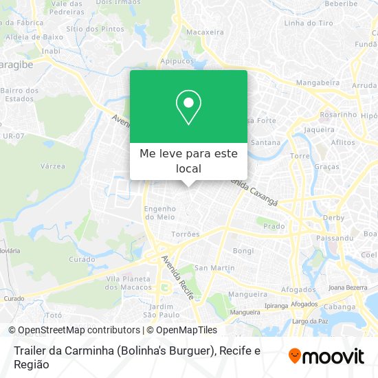 Trailer da Carminha (Bolinha's Burguer) mapa