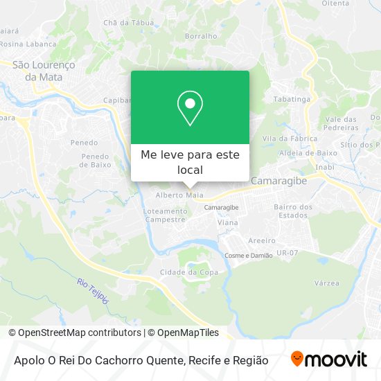 Apolo O Rei Do Cachorro Quente mapa