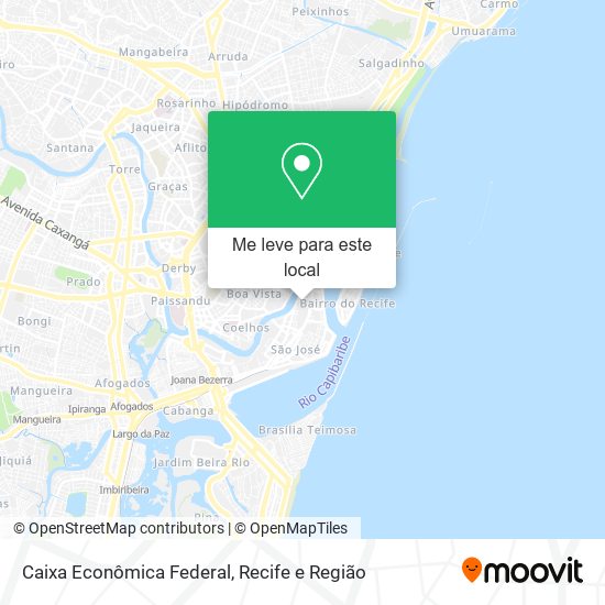 Caixa Econômica Federal mapa