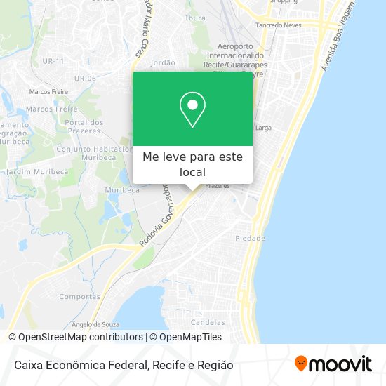 Caixa Econômica Federal mapa