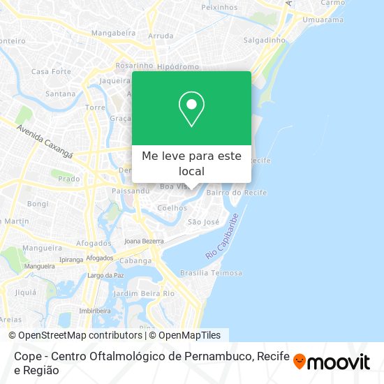 Cope - Centro Oftalmológico de Pernambuco mapa