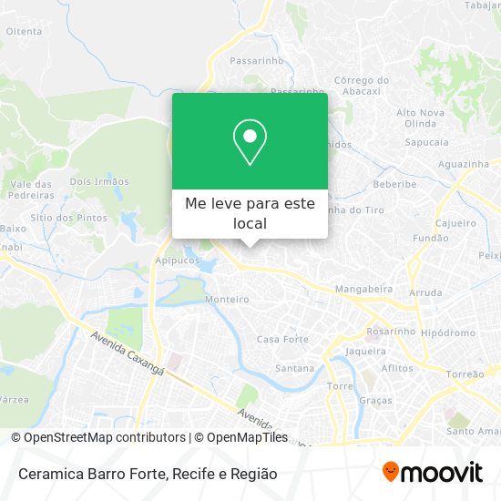 Ceramica Barro Forte mapa