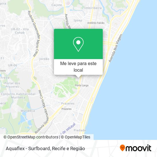 Aquaflex - Surfboard mapa