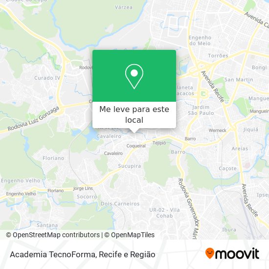 Academia TecnoForma mapa