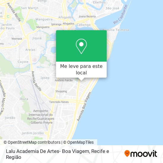 Lalu Academia De Artes- Boa Viagem mapa