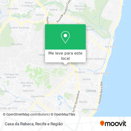 Casa da Rabeca mapa