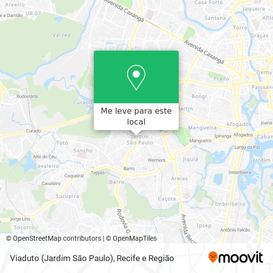 Viaduto (Jardim São Paulo) mapa