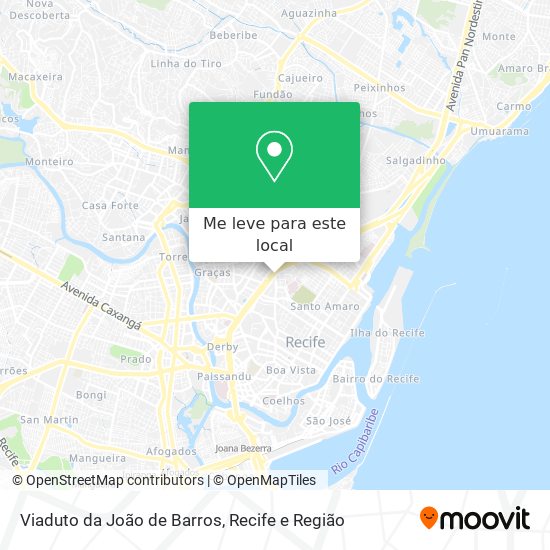Viaduto da João de Barros mapa