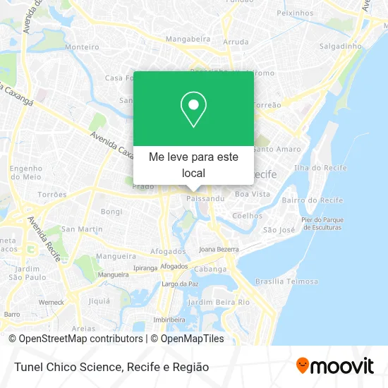 Tunel Chico Science mapa