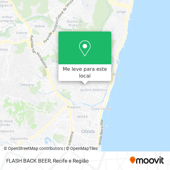 FLASH BACK BEER mapa