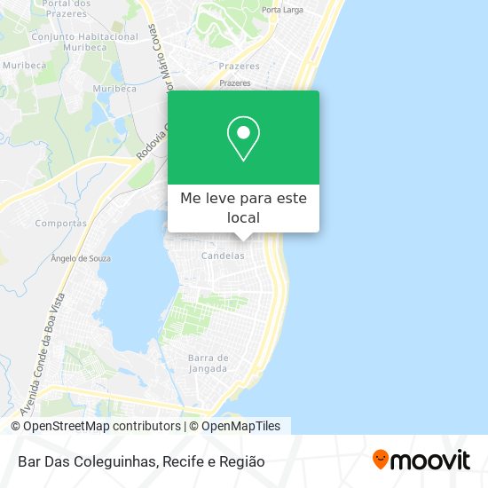 Bar Das Coleguinhas mapa