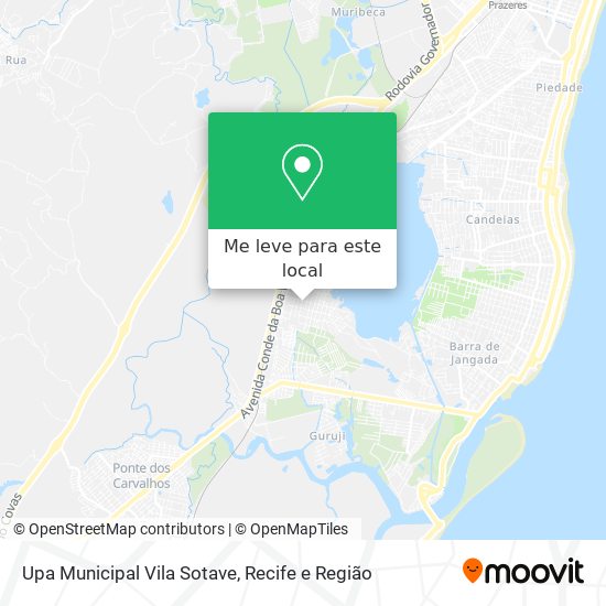 Upa Municipal Vila Sotave mapa