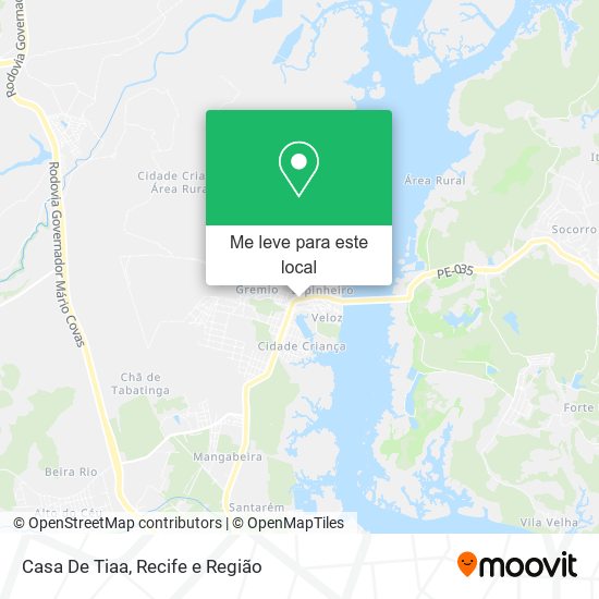 Casa De Tiaa mapa