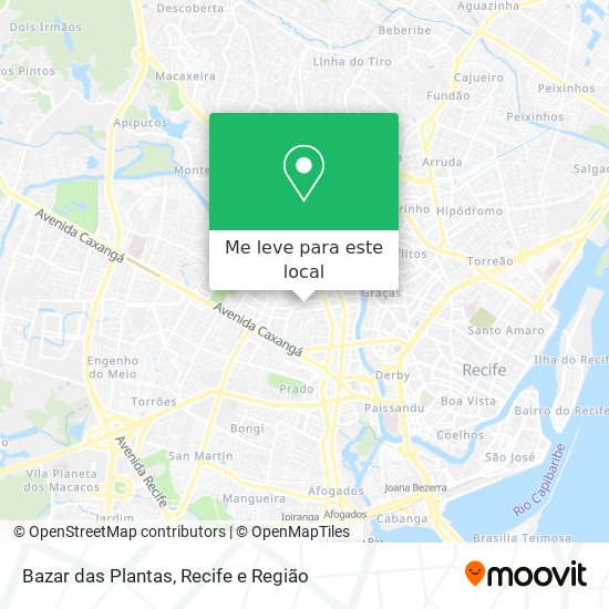Bazar das Plantas mapa