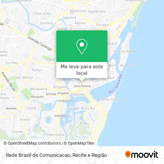 Rede Brasil de Comunicacao mapa
