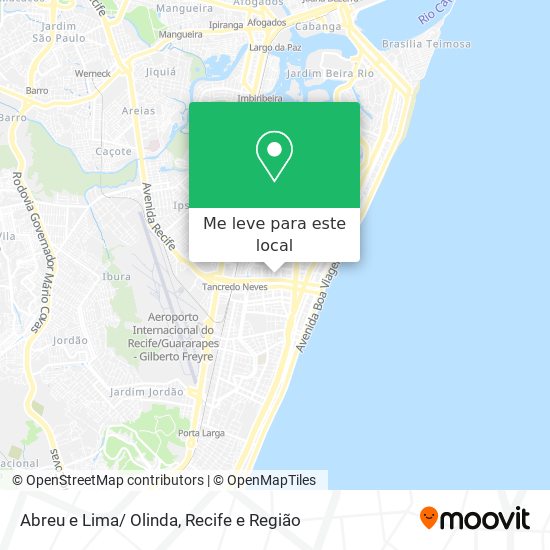 Abreu e Lima/ Olinda mapa