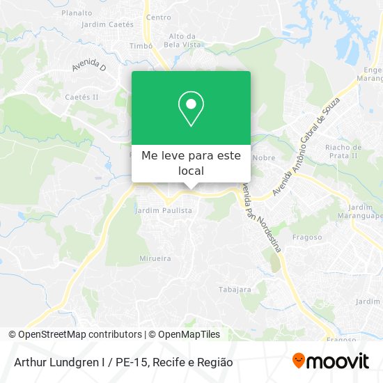 Arthur Lundgren I / PE-15 mapa