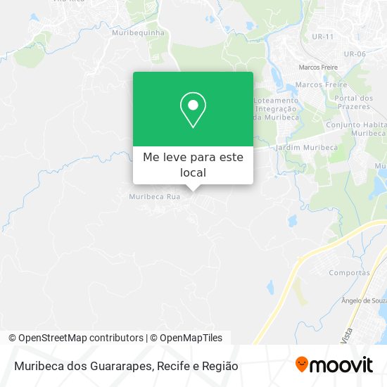 Muribeca dos Guararapes mapa