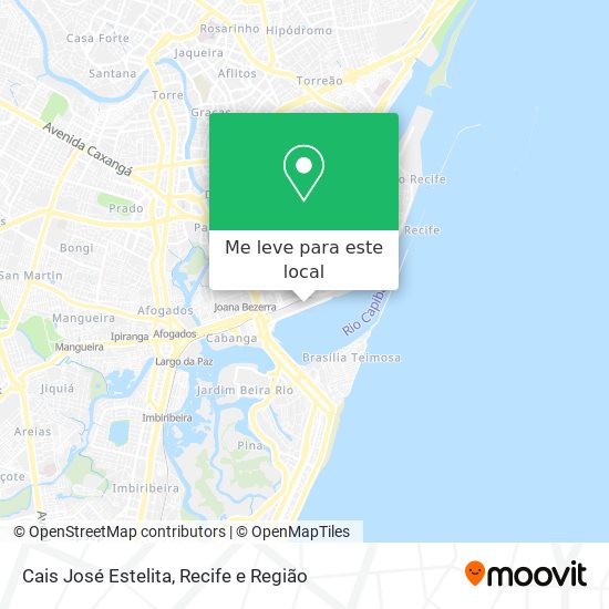Cais José Estelita mapa