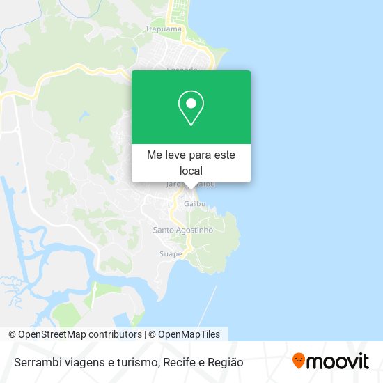 Serrambi viagens e turismo mapa