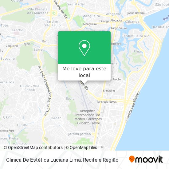 Clinica De Estética Luciana Lima mapa