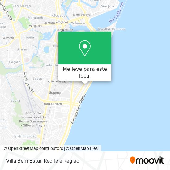 Villa Bem Estar mapa