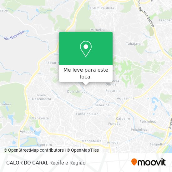 CALOR DO CARAI mapa