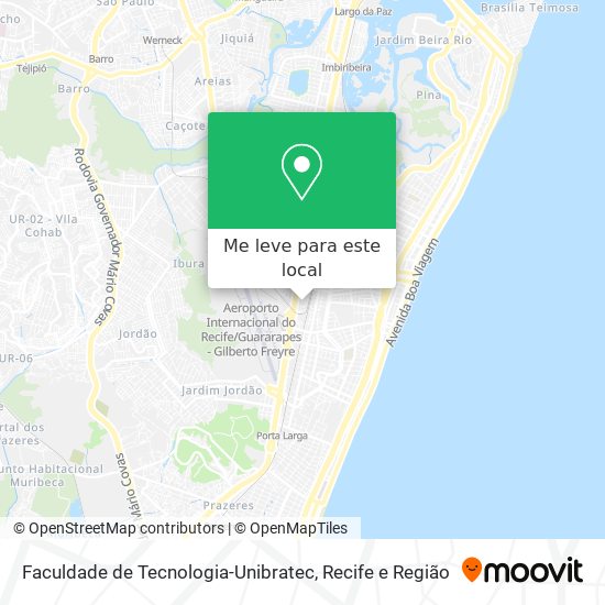 Faculdade de Tecnologia-Unibratec mapa