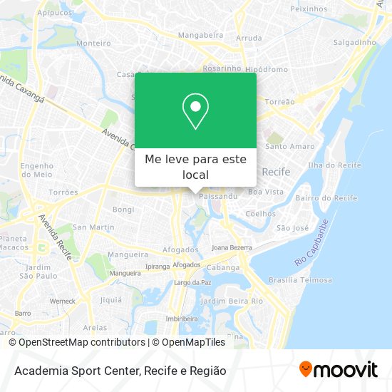 Academia Sport Center mapa