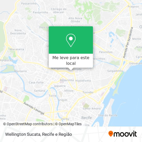 Wellington Sucata mapa