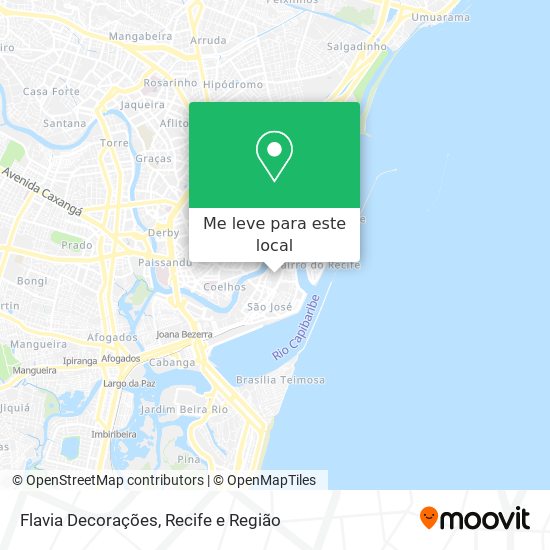 Flavia Decorações mapa
