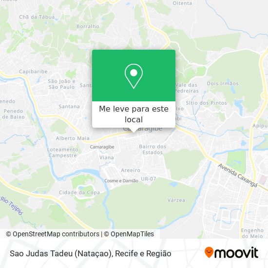 Sao Judas Tadeu (Nataçao) mapa
