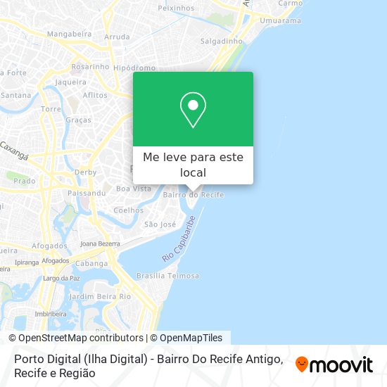 Porto Digital (Ilha Digital) - Bairro Do Recife Antigo mapa