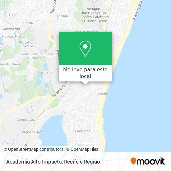 Academia Alto Impacto mapa