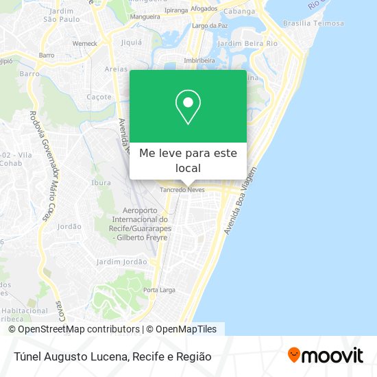 Túnel Augusto Lucena mapa
