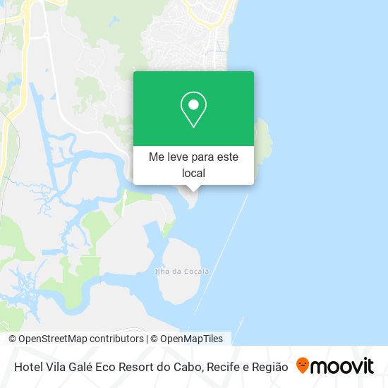 Hotel Vila Galé Eco Resort do Cabo mapa