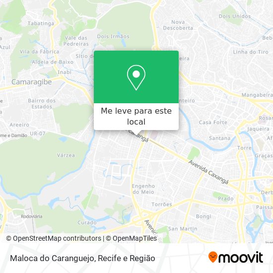 Maloca do Caranguejo mapa